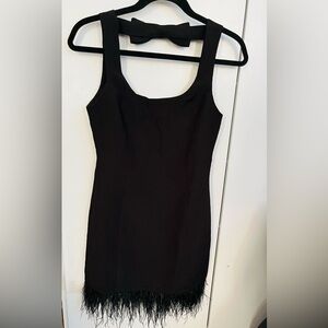 Endless Rose Black Mini Dress